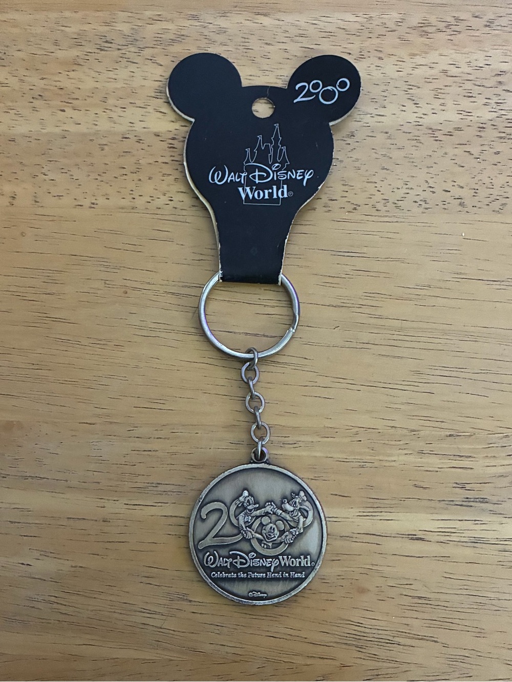 Walt Disney World “ Celebrate the Future Hand in Hand Keychain